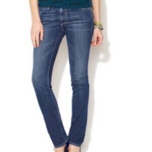 AG The Premiere Skinny Straight Jean Dark Wash 28R